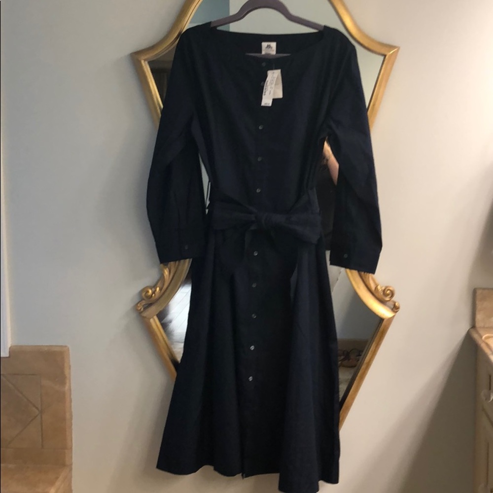 J Crew Thomas Mason Shirt dress NWT